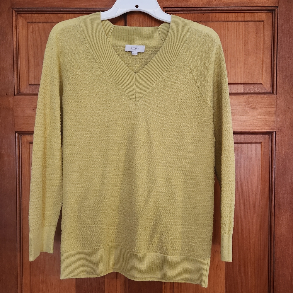 LOFT Women's Green Sweater